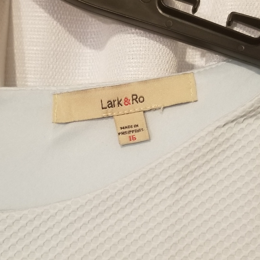 Lark & Ro Cap Sleeve Fit-n-Flare Dress - Size 16 - Picture 6 of 7